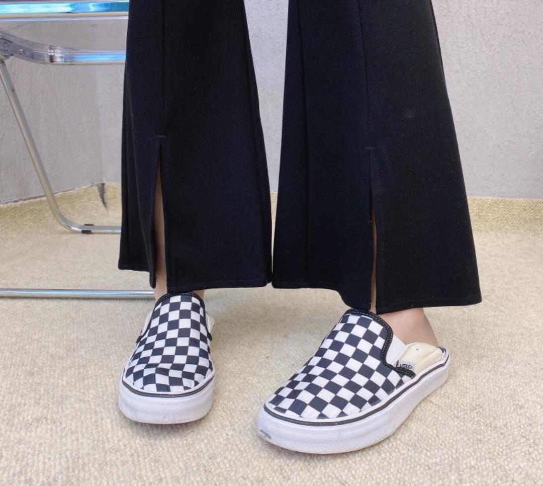 春季新款前开叉裤子，女装，变色鸟(4F)