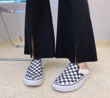 春季新款前开叉裤子，女装，变色鸟(4F)