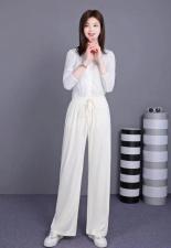 奶油丝直筒裤，女装，QJJ