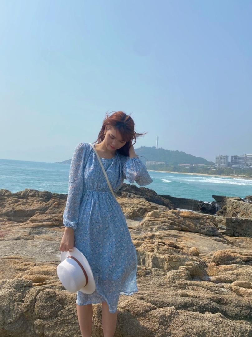 【现货】夏季韩版碎花连衣裙，女装连衣裙，郭郭家
