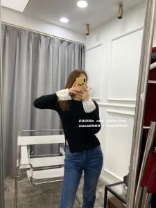 蕾丝拼接袖打底衫,女装,莫娜NORA