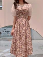 【现货】碎花长裙天丝面料，女装，嘉乐馨秀(4F)