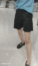 (现货)水洗牛仔三分裤，女装，艺尚丽人