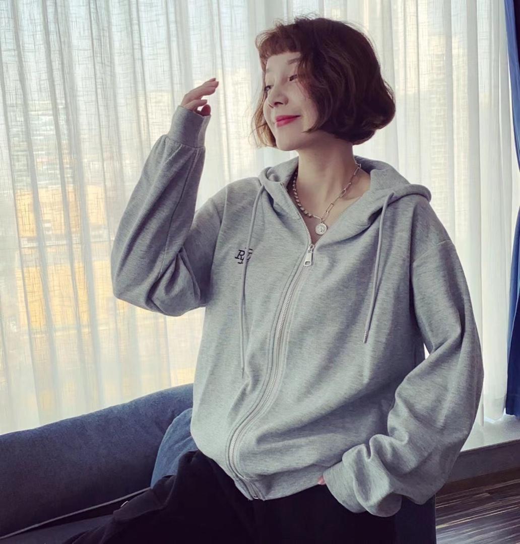 拉链开衫简单跑量款，女装，简单小珍