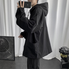 现货新款男士工装外套bf慵懒风ins韩版卫衣潮流宽松上衣C853-p35，男装卫衣，星座1008-2