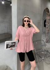 [现货]夏季新款时尚修身小衫天丝面料透气性，女装，蜜思优沫