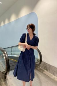 天丝牛仔连衣裙,女装连衣裙,E·风尚