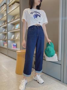 复古蓝大直筒,女装,cutiesistey