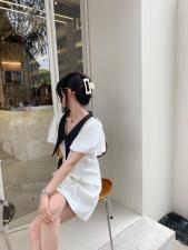 尖领连衣裙，女装连衣裙，莫娜NORA