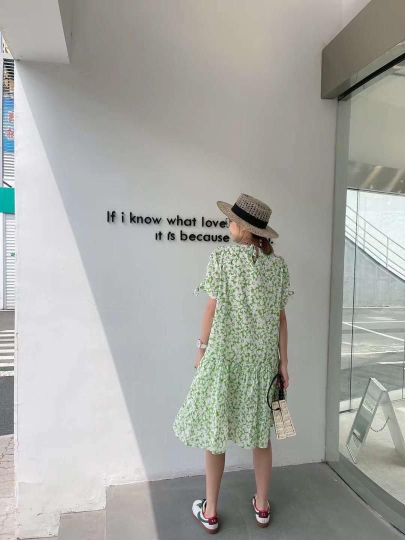 夏季新款韩版裙子，女装，卡希·米