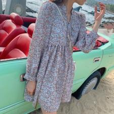 俏皮碎花连衣裙，女装连衣裙，郭郭家