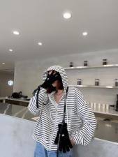 现货 春季条纹外套,女装,卡希·米