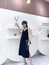 现货，极简轻奢吊带连衣裙，女装背心吊带，SUKEYI 舒可衣