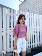 夏季新款韩版短袖上衣，女装，邱小姐