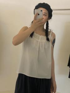 夏季新款清爽韩系吊带上衣,女装背心吊带,Here Bella(5F)