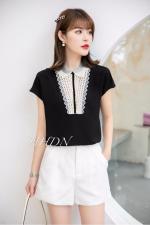【现货】2021新款夏装雪纺小衫，女装，红火丹妮