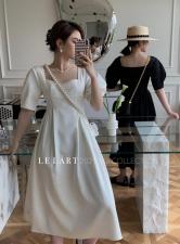 LELáRT夏季泡泡袖连衣裙，女装连衣裙，LE LART