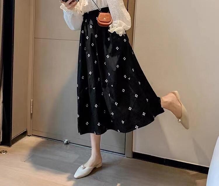 夏季花半裙，女装半身裙，曼希野