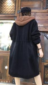 【现货】秋冬新款牛仔加棉外套,女装,蓝帕