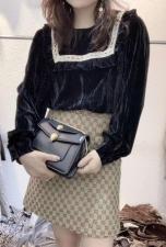 压皱丝绒衫，女装卫衣/绒衫，锦绣阁.铭店