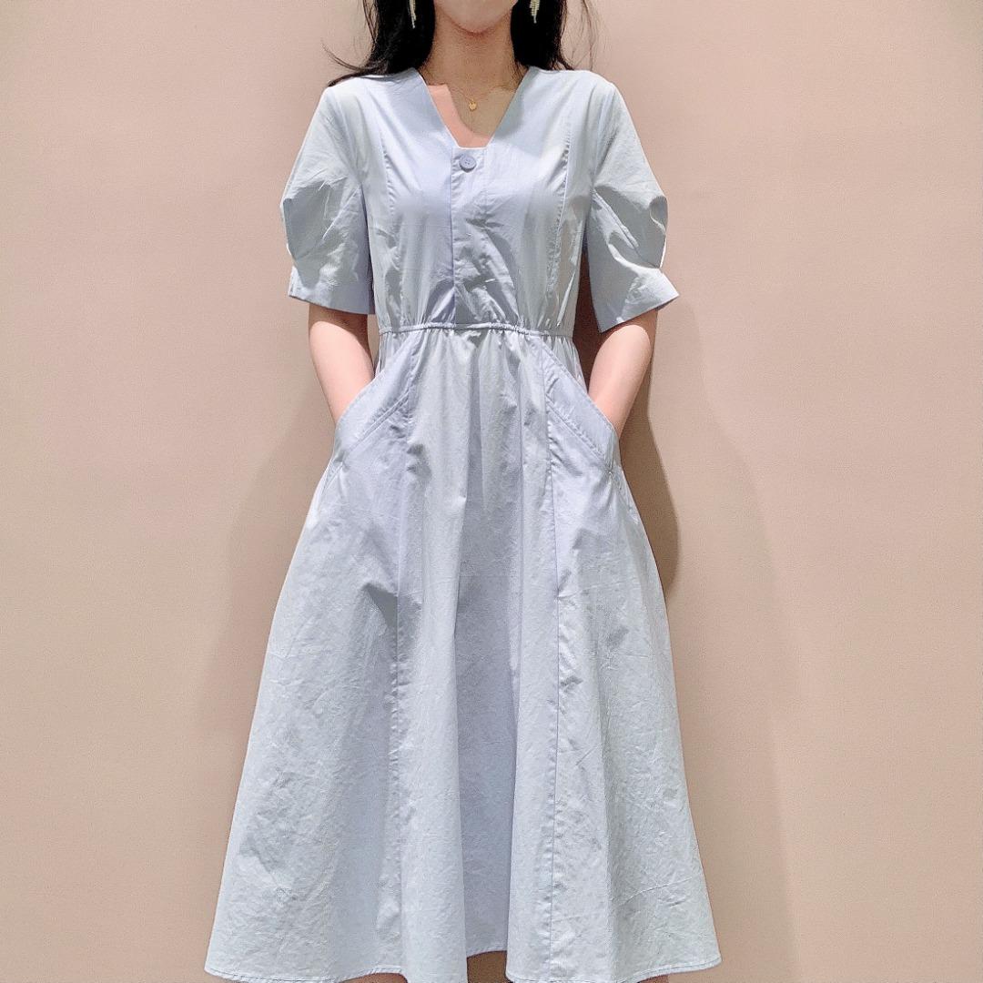 [现货]纯棉连衣裙三色，女装连衣裙，嘉乐馨秀(4F)
