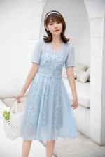 两件套连衣裙现货超爆，女装连衣裙，依柏璐