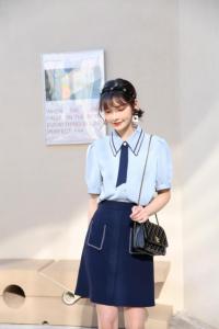 气质通勤款衬衣,女装,如问