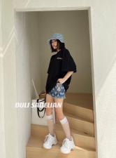 彩色小人大T，女装，讴俪
