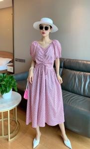 【现货】爱心碎花连衣裙，女装连衣裙，秋水月亮