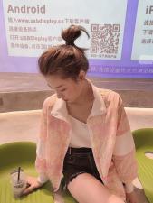 二面穿防晒，女装，曵袖