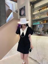 尖领连衣裙，女装连衣裙，莫娜NORA