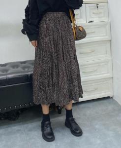2020小碎花丝绒裙,女装,曼希野