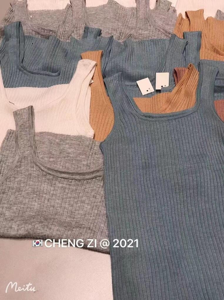 【现货】新款细羊毛薄料背心，女装背心吊带，cheng zi