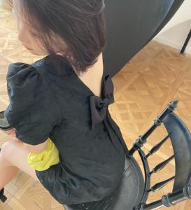 露背蝴蝶结连衣裙,女装连衣裙,ceelphy