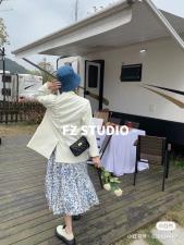 【春季新款】自制高品质西装淡黄色，女装西装，FZ