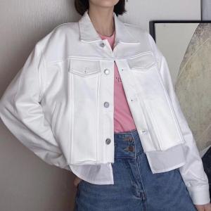 拼接设计短外套,女装短外套,G7V7