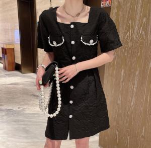 现货 夏季新款 小香风连衣裙,女装连衣裙,漫迪MD