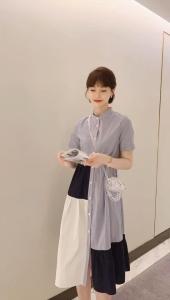 韩版新款衬衫连衣裙,女装衬衫,HEMAIXI 和麥熙