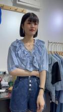 锦棉罗马面料小衫三个颜色都好看，女装，欧诗尚