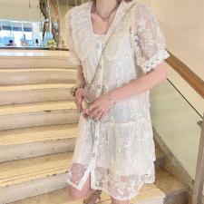 2021夏季纱连衣裙，女装连衣裙，漫迪MD