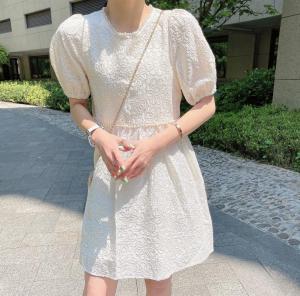现货夏季新款 韩版绣花连衣裙,女装连衣裙,漫迪