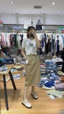 百搭休闲半身裙，女装半身裙，七彩布衣