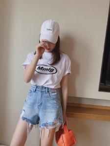 牛仔短裤，女装，可家 cutiesister