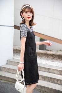 现货供应：天丝免水洗牛仔连衣裙M一XXL,女装连衣裙,拉思维加丝