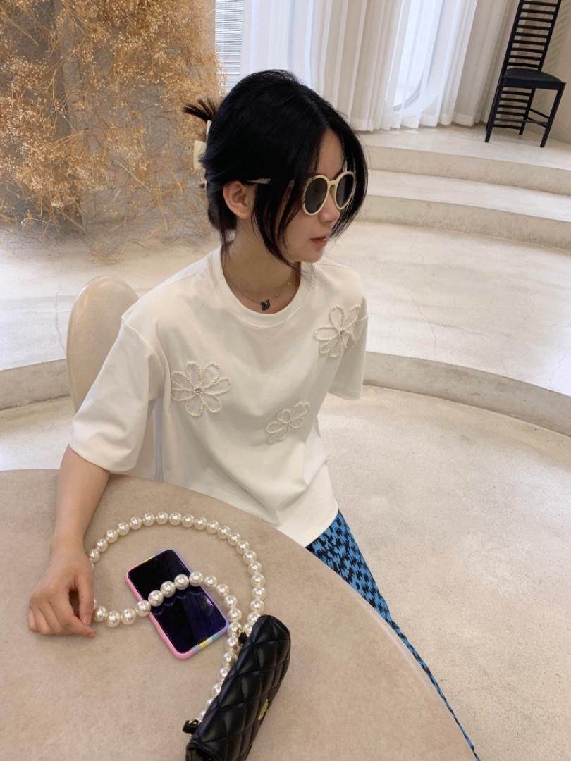 花朵T，女装，莫娜NORA