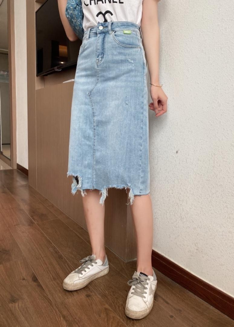 牛仔半裙，女装半身裙，可家 cutiesister