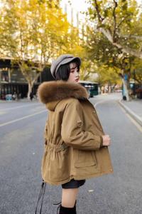 现货 冬装派克服 内胆獭兔毛?狐狸毛大毛领,女装,蜜思优沫