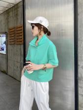 时尚上衣短袖，女装，欧倪
