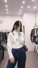 领子系带百搭衬衣，女装，焦点预报