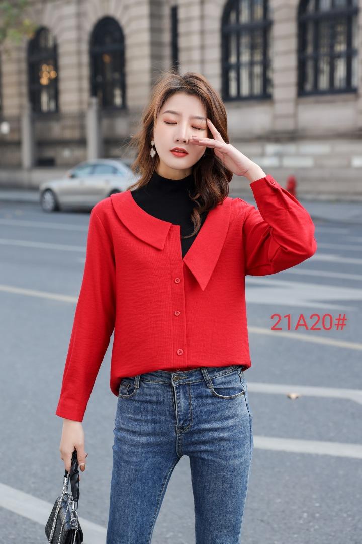 【现货】春装假两件套时尚百搭，女装，锦绣阁.铭店